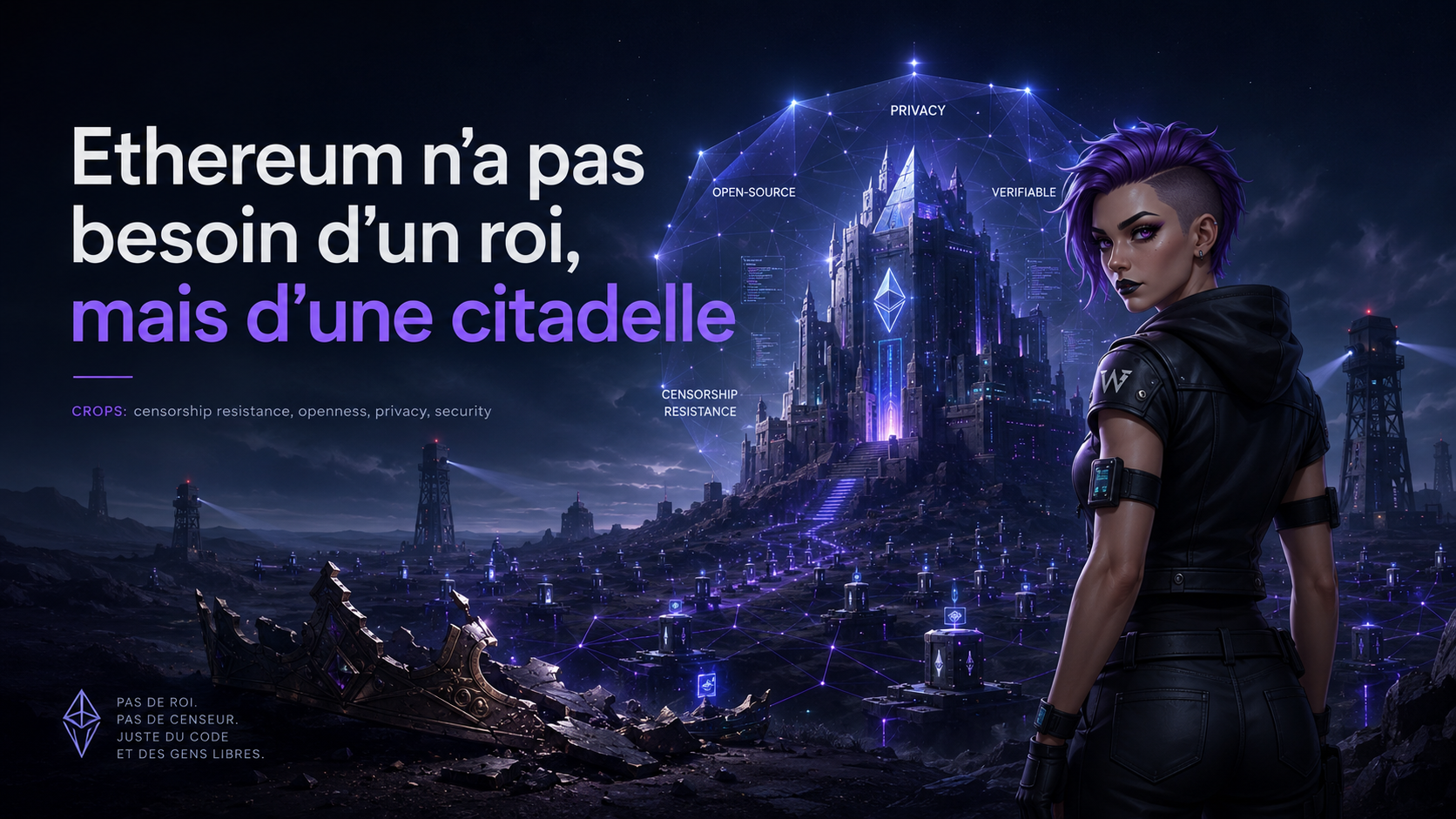 Ethereum n’a pas besoin d’un roi, mais d’une citadelle