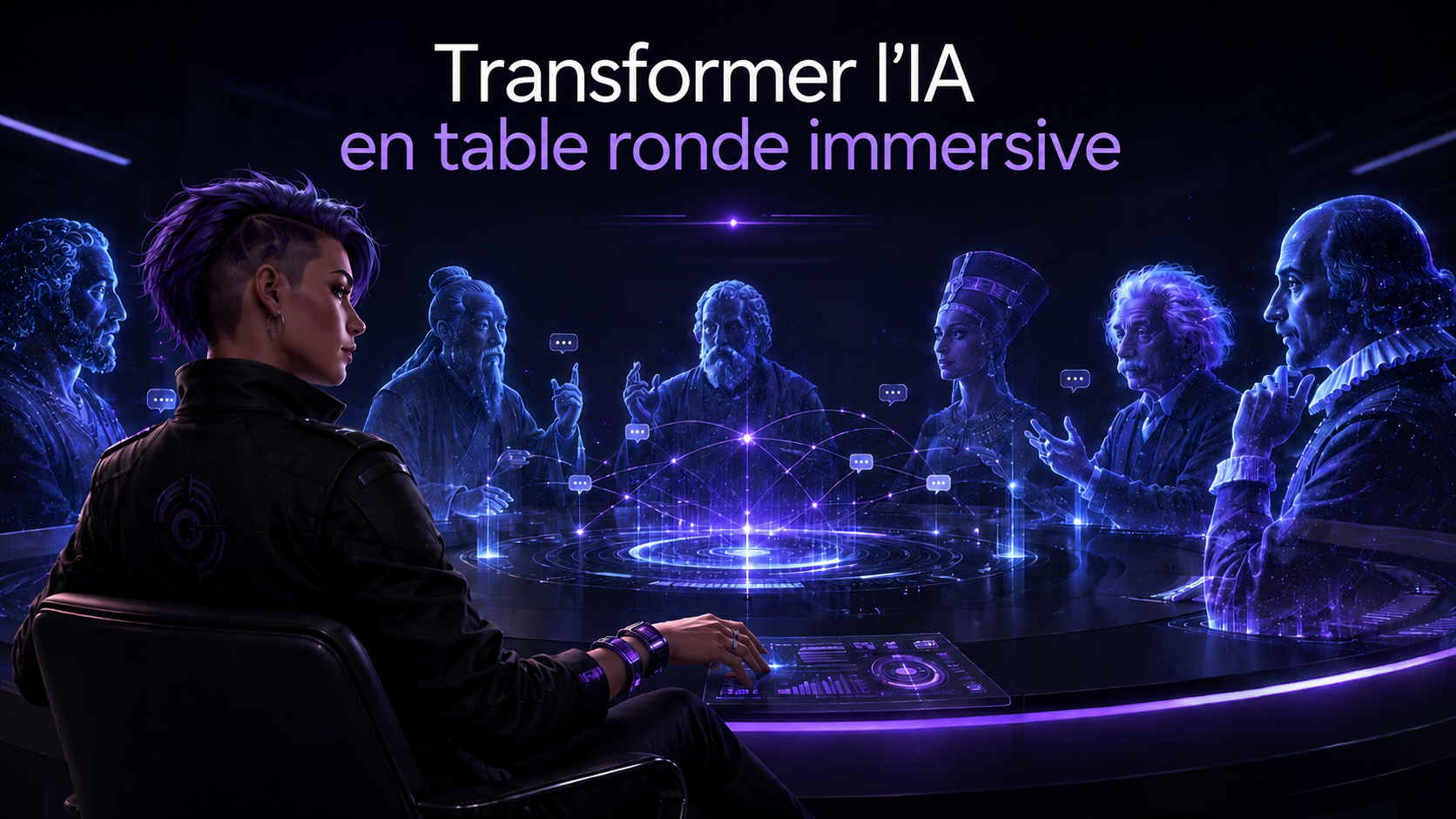 Transformer l’IA en table ronde immersive