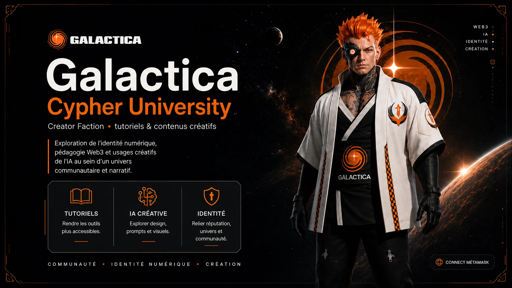Visuel Galactica Cypher University