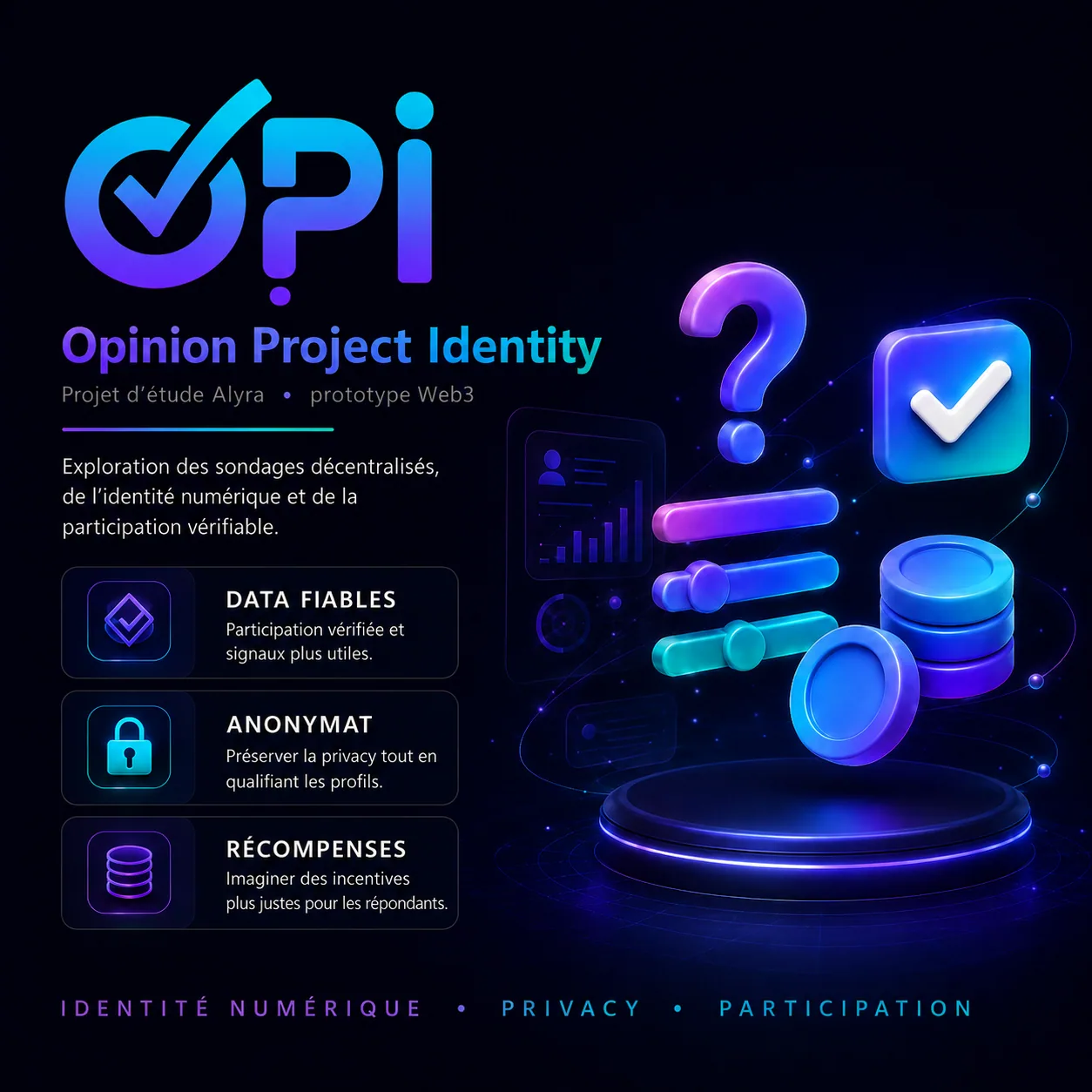Visuel du projet d’étude OPI