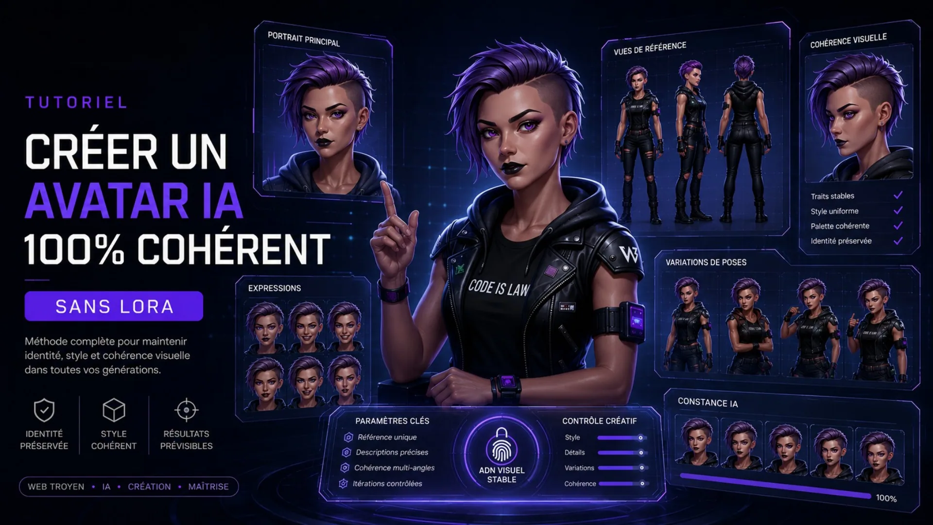 Tutoriel IA design personnage récurrent