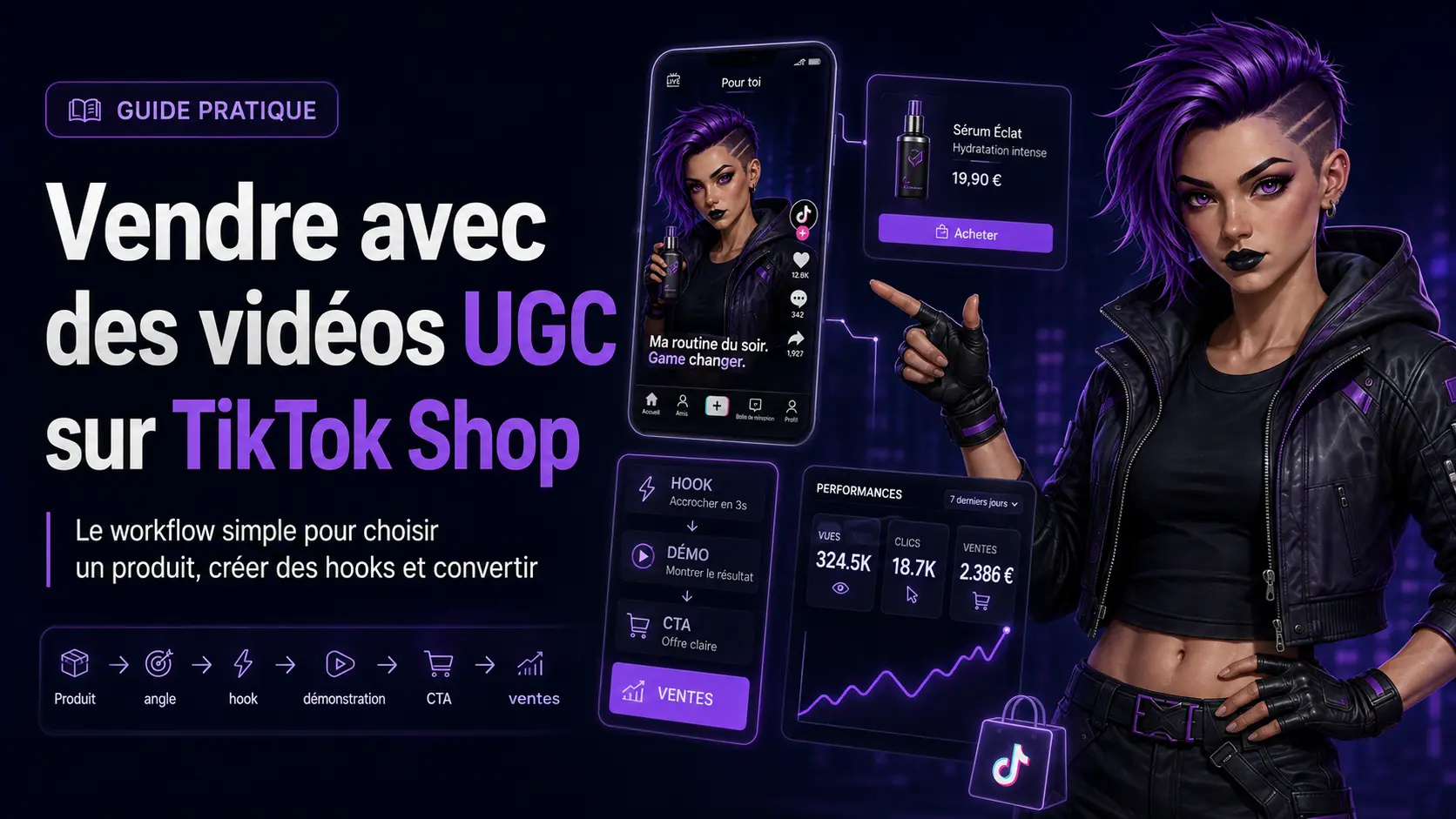 Vendre avec des vidéos UGC sur TikTok Shop